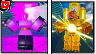 ALL NEW UPDATE with TITAN CLOCKMAN and LAMP WOMAN in ULTRA TOILET FIGHT - Roblox