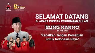 PDI Perjuangan Rapatkan Satu Barisan Dalam Puncak Perayaan Bulan Bung Karno