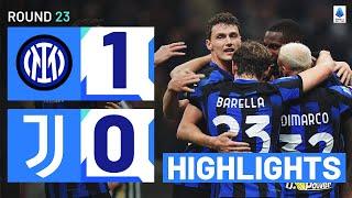 INTER-JUVENTUS 1-0  HIGHLIGHTS  Inter extend their lead at the top with huge win  Serie A 202324