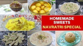 Homemade Indian Sweets For Navratri  9 Easy Sweet Recipes  Tasty Safar  Archana