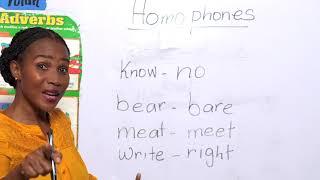 English Language - Grade 4 Homophones