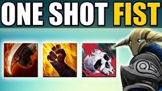 One Shot Sleight of Fist with Insane PA Crits Ember Assassin Ability Draft Build Dota 2