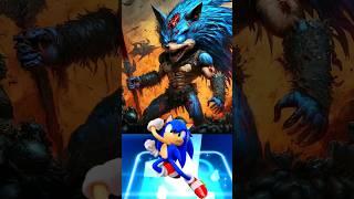 Sonic Tails Amy Shadow Eggman Knuckles as ZOMBIE WORRIOR #shorts