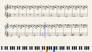 Carol of the Bells easy piano