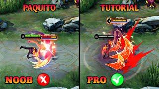 PAQUITO TUTORIAL 2023  MASTER PAQUITO IN JUST 13 MINUTES  BUILD COMBO AND MORE  MLBB