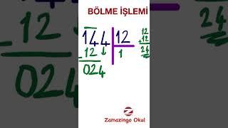 3 Basamaklı Sayıyı 2 Basamaklı Sayıya Bölme İşlemi  3. Sınıf 4. Sınıf Matematik