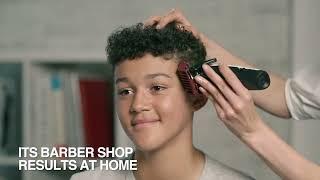 Easy haircut for a teenager at home with a hair clipper EASY FADE Remington HC500
