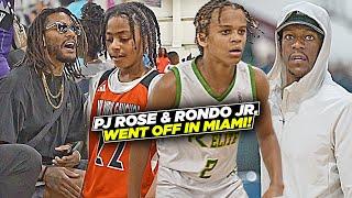 PJ Rose & Rajon Rondo Jr Play Just Like Their Pops Sons of Derrick Rose & Rondo