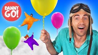 The Balloon Pop Dance Game   Brain Break  Danny Go Songs for Kids