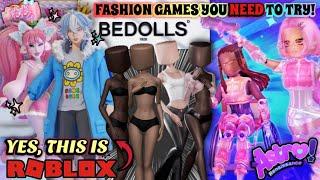 UPCOMINGUNDERRATED Fashion GAMES You *NEED* To try on ROBLOX  Dress up & Fashion games  Roblox
