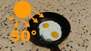 Fry egg in 50 degree hot sun of Saudi Arabia