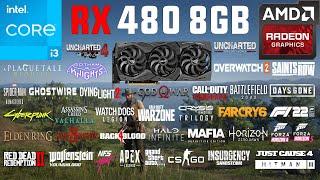 RX 480 8GB Test in 50 Games in 2022