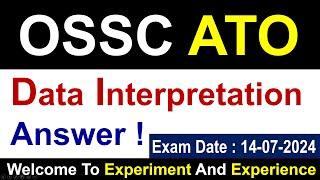 OSSC ATO 2024 DI Data Interpretation Answer Key  #ossc #osscato #osscchsl2024 #ossccgl