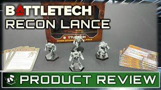 BattleTech Recon Lance Review  Mercenaries Kickstarter  Product Review & Unboxing