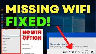 Working Solution to Fix Wifi Not Showing on Windows 10