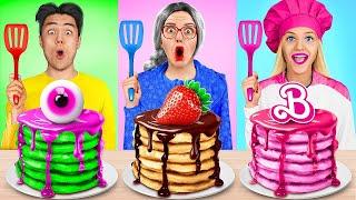 Me vs Grandma Cooking Challenge  Funny Food Battle with Cake Decorating by Turbo Team