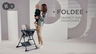 Foldable high chair FOLDEE by Kinderkraft