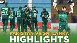 Highlights  Pakistan vs Sri Lanka  ODI  PCB  MA2L