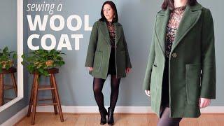 Winter Wardrobe Sewing Ep. 4 FINISHING My Wool Coat