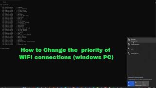 How to Prioritize WiFi Networks on Windows 10 Change Network Priority Tutorial