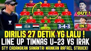 BISMILLAH MENANG‼️STY RESMI RILIS LINE UP TIMNAS U-23 IRAK PEREBUTAN JUARA 3 • RAFAEL COMEBACK