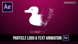 After Effects Tutorial Particle Logo & Text Animation