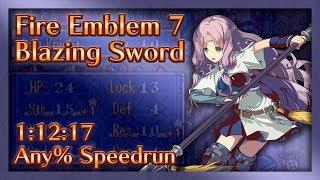 Fire Emblem 7 Blazing Sword Speed Run - 11217