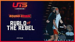 Rublo Andrey Rublev vs The Rebel Benoît Paire  UTS London Grand Final Highlights