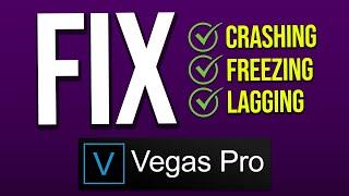 How To Fix 99% of Sony Vegas Crashes & Freezes Fix Sony Vegas Tutorial