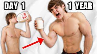 I drank a GALLON of MILK Every Day for a year +50LBS