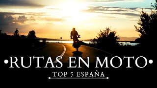 ¡Las 5 Rutas en MOTO MÁS IMPACTANTES de España 