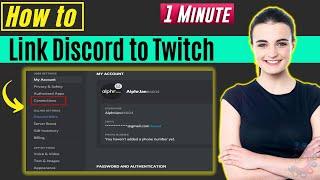 How to link discord to twitch 2024  How to 1 minute