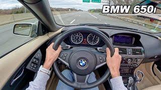 2009 BMW 650i - E64 Convertible V8 Driving Review POV Binaural Audio