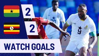 GHANA VS UGANDA2-2-INTERNATIONAL FRIENDLY-GOALS & HIGHLIGHTS