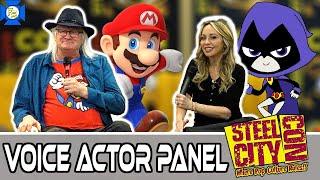 VOICE ACTORS Charles Martinet & Tara Strong Panel – Steel City Con Dec 2023