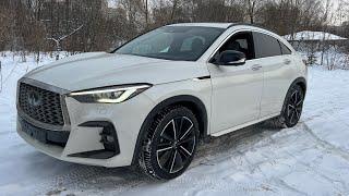 Новый Infiniti qx55 Очень Красивый но Архаичный внутри.