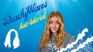 Beachy Waves Hair Tutorial 