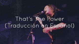 Hillsong Worship - Thats The Power Traducción en Español