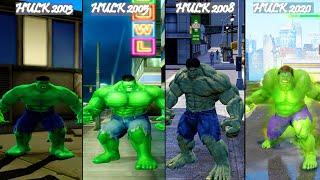 Hulk 2003 Vs Hulk 2005 Vs Hulk 2008 Vs Hulk 2020 Definitive Edition   Comparison