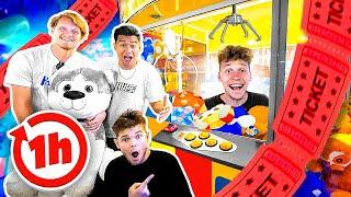 Who Can Win The Most Arcade Tickets in 1 Hour Challenge?