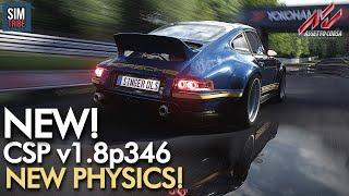 NEW CSP 1.80 preview 346 with rain PHYSICS Updates  Whats changed?  Assetto Corsa 2023