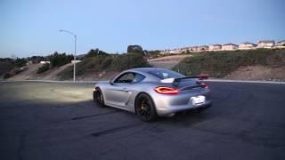 Focus Porsche 981 Cayman GT4 Titanium Race Exhaust System - Startup Revs Flybys