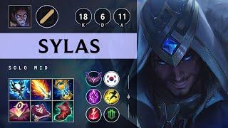 Sylas Mid vs Malzahar Dominating - KR Master Patch 14.19