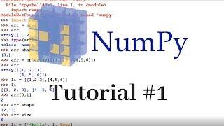 Numpy Tutorial - Introduction to  Arrays in Python