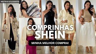 COMPRINHAS SHEIN 2024  SÓ PEÇAS PERFEITAS  Vestidos Casaco Saias Blusas Calça Acessórios