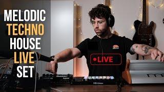  Melodic HouseTechno Live  Full Set Rehearsal  Elektron Digitone Moog Sub 25 Ableton Push 2