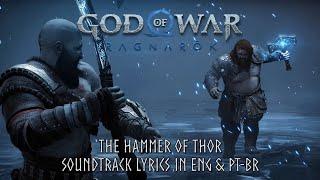 The Hammer of Thor  Soundtrack Lyrics in ENG & PT-BR  God of War Ragnarök  4K UHD