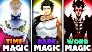 Top 10 Strongest Magic Types in Black Clover  Explained in Hindi