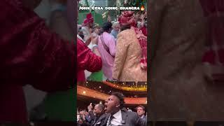 JOHN CENA PERFORMS BHANGRA AT ANANT - RADHIKAS WEDDING #johncena #anantandradhika #ambanifamily