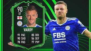 RTTF VARDY REVIEW 90 JAMIE VARDY PLAYER REVIEW FIFA 22